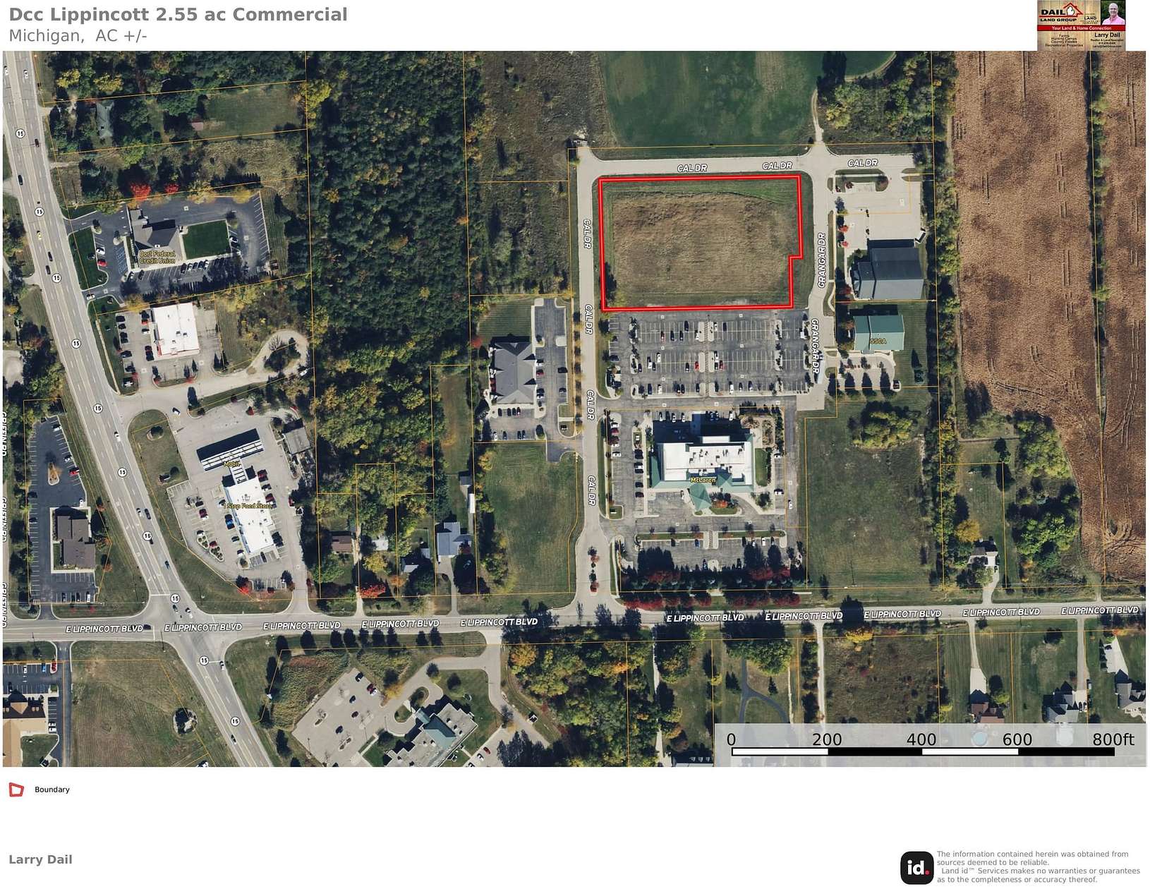 2.55 Acres of Mixed-Use Land for Sale in Davison, Michigan
