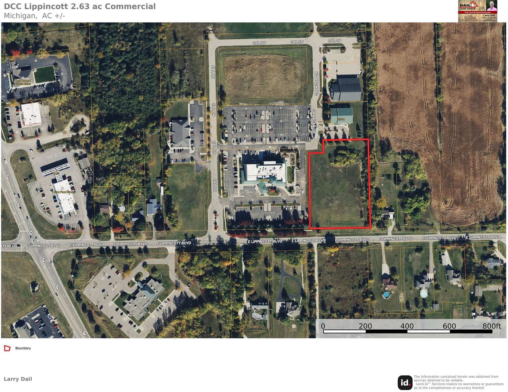 2.7 Acres of Mixed-Use Land for Sale in Davison, Michigan