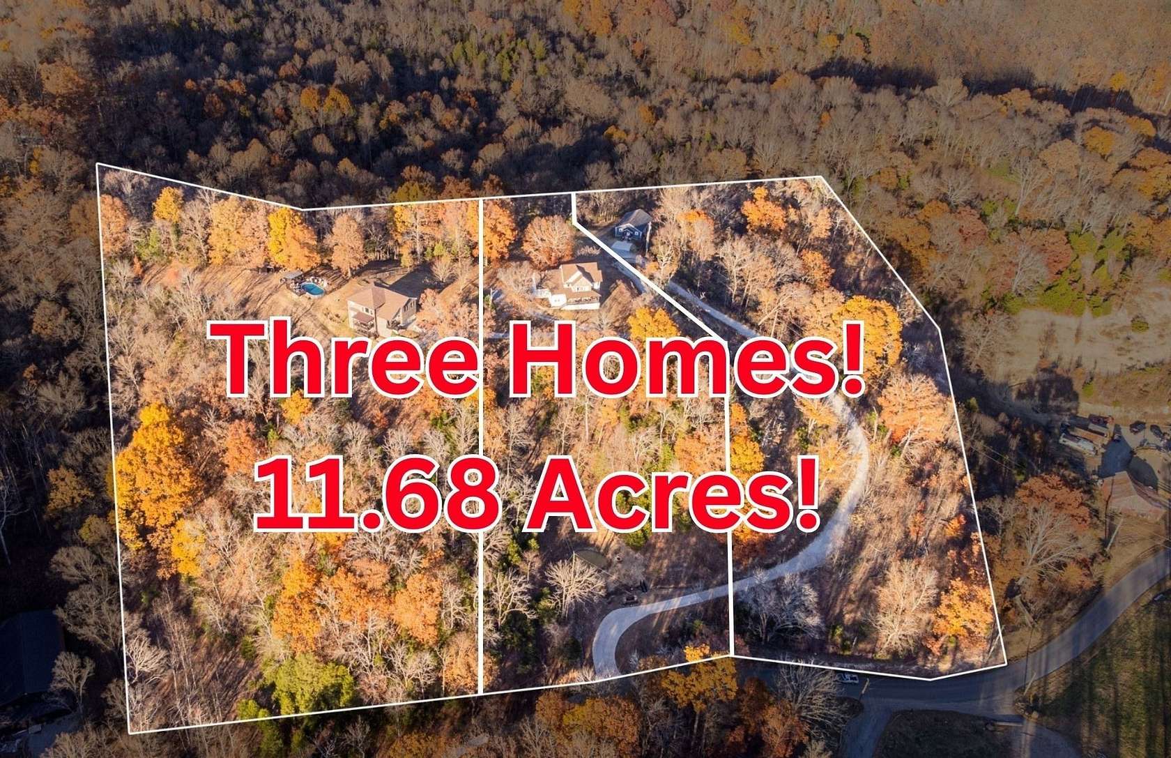 11.7 Acres of Land with Home for Sale in Goodlettsville, Tennessee