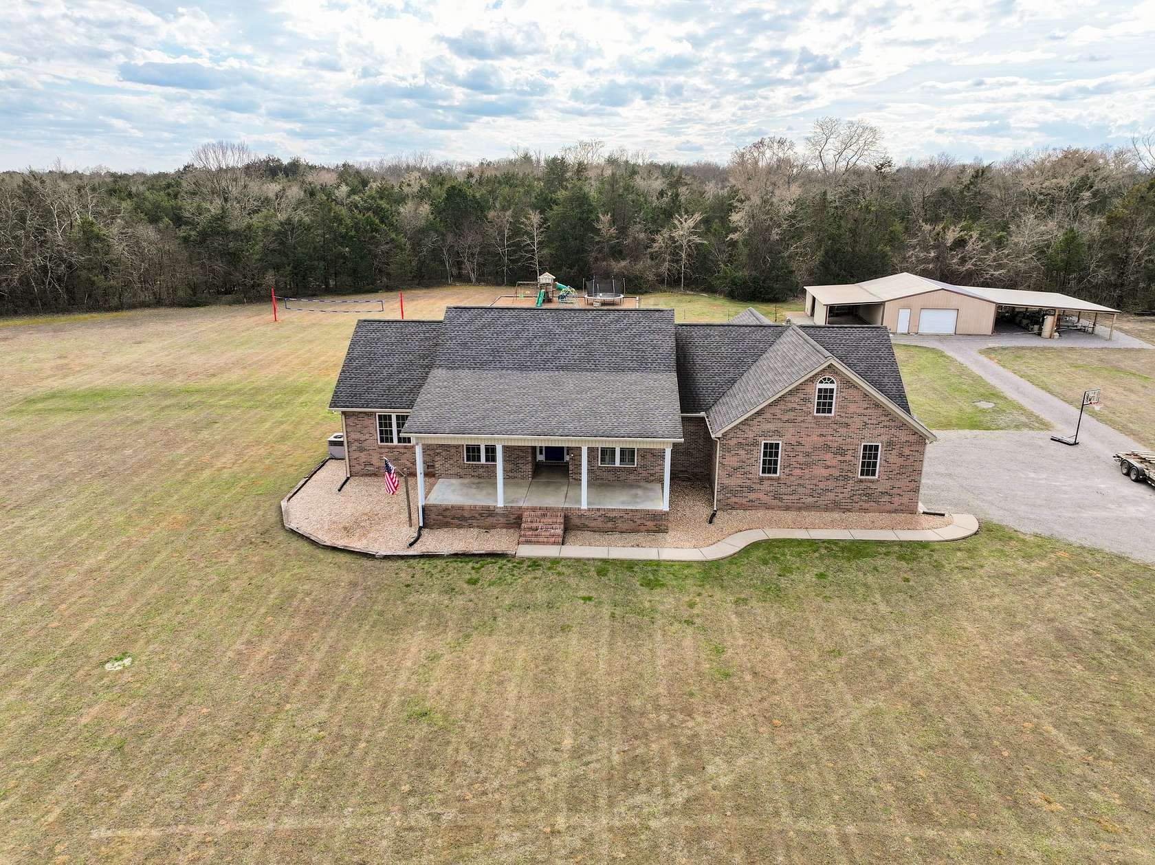 7.17 Acres of Land with Home for Sale in Shelbyville, Tennessee