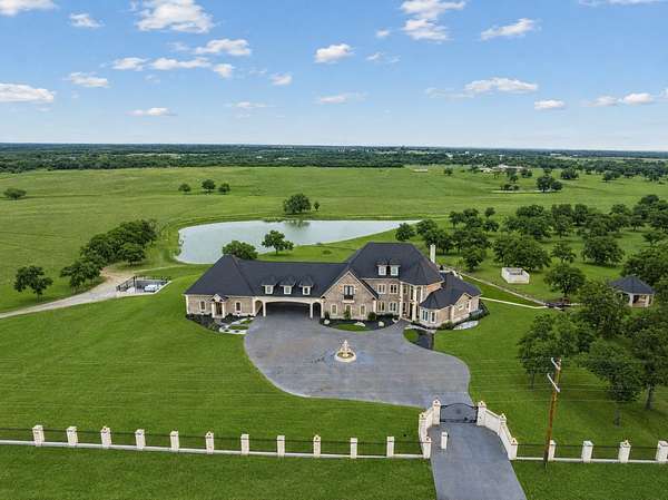 145 Acres of Agricultural Land with Home for Sale in Eastland, Texas