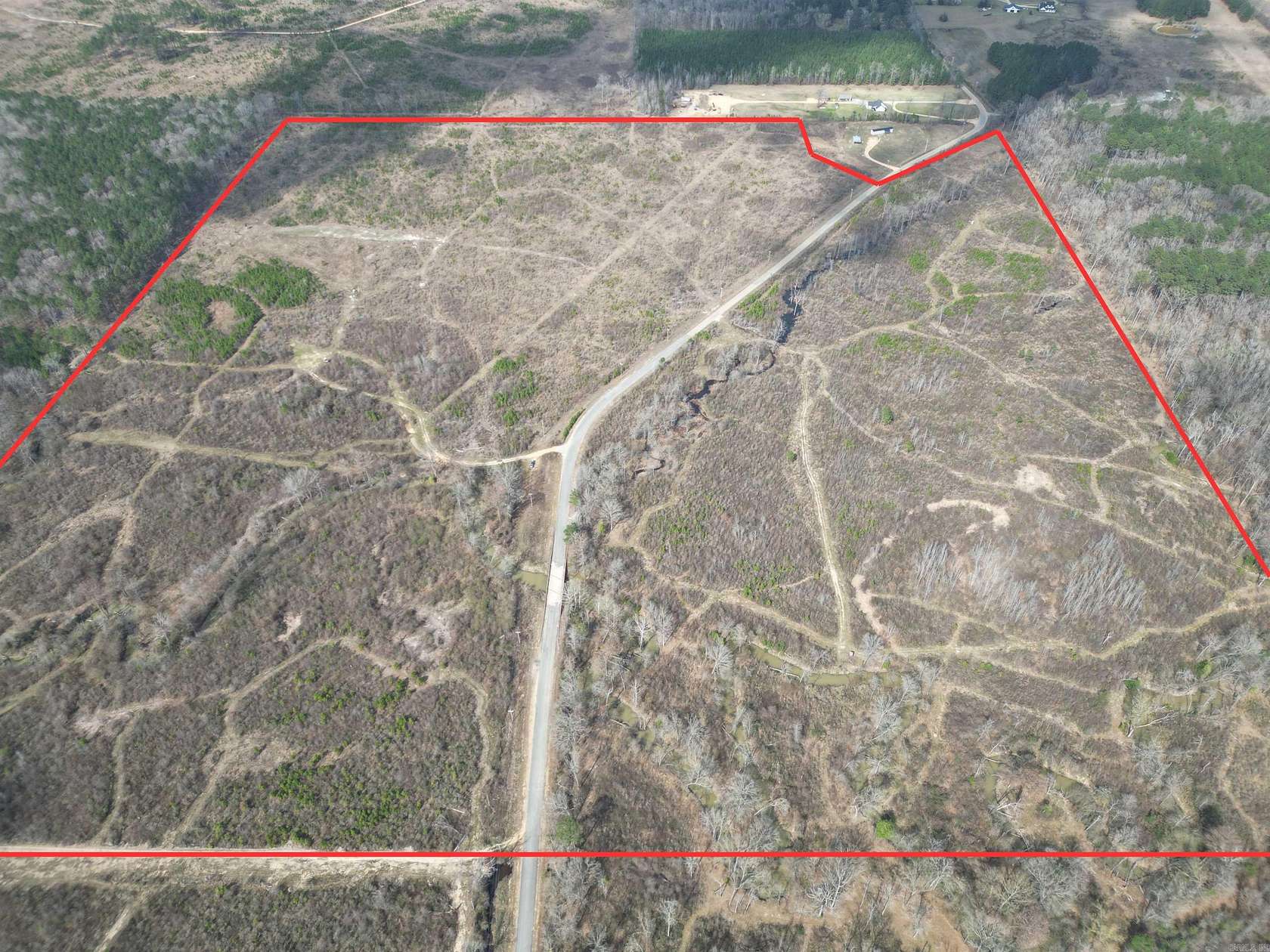 153 Acres of Recreational Land for Sale in Wilmar, Arkansas