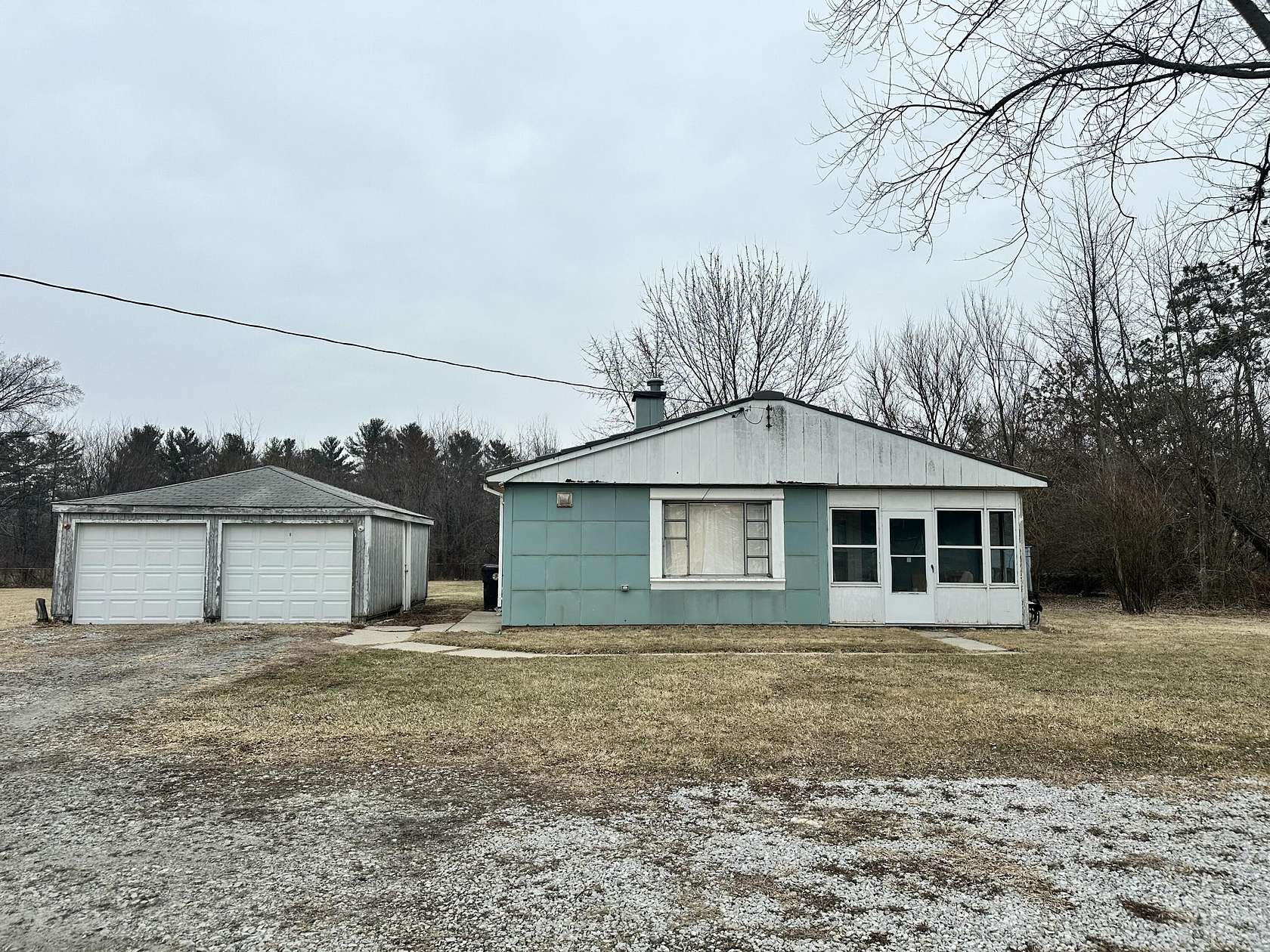 2.5 Acres of Land with Home for Sale in Crown Point, Indiana