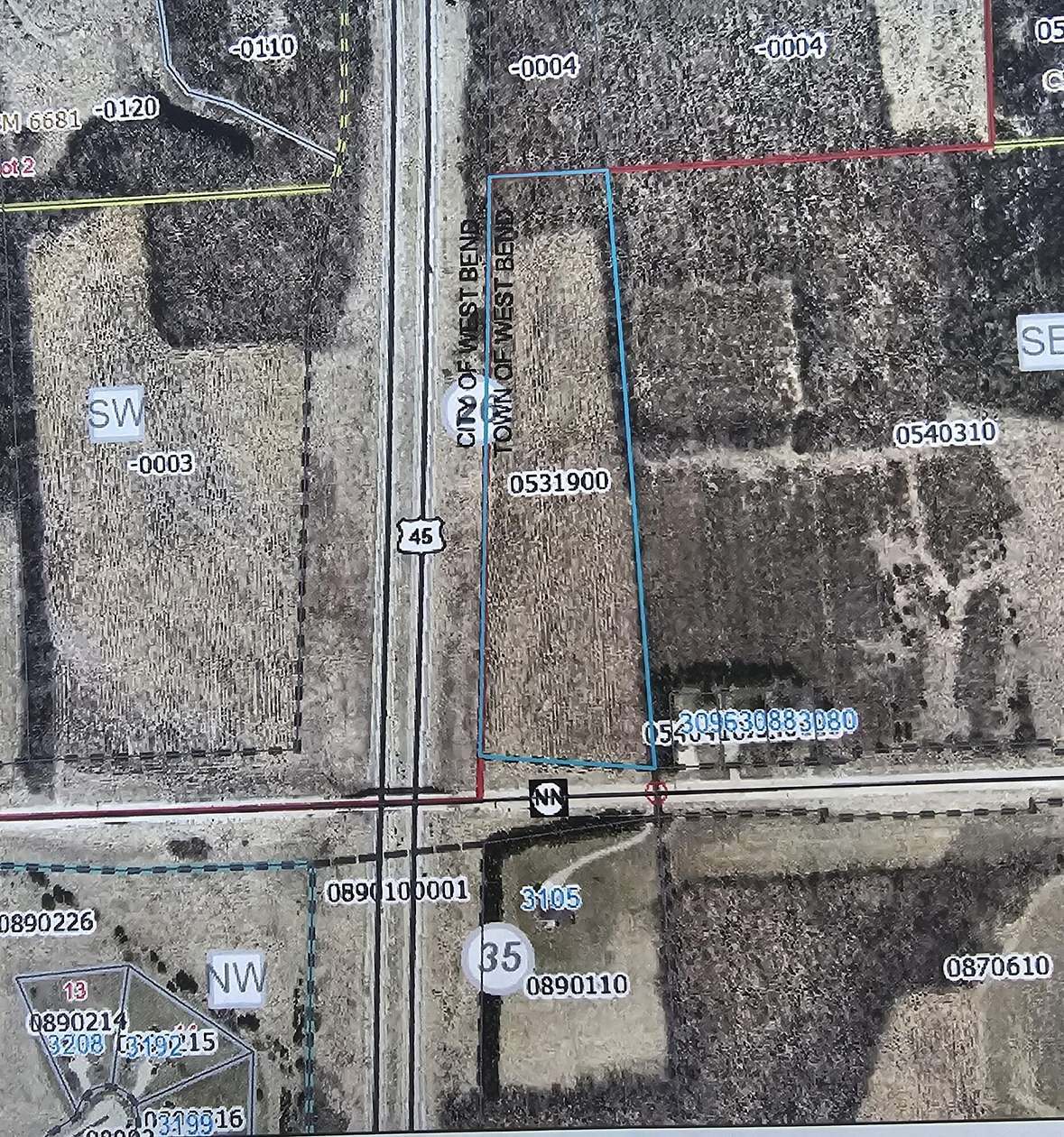 9.18 Acres of Residential Land for Sale in West Bend, Wisconsin