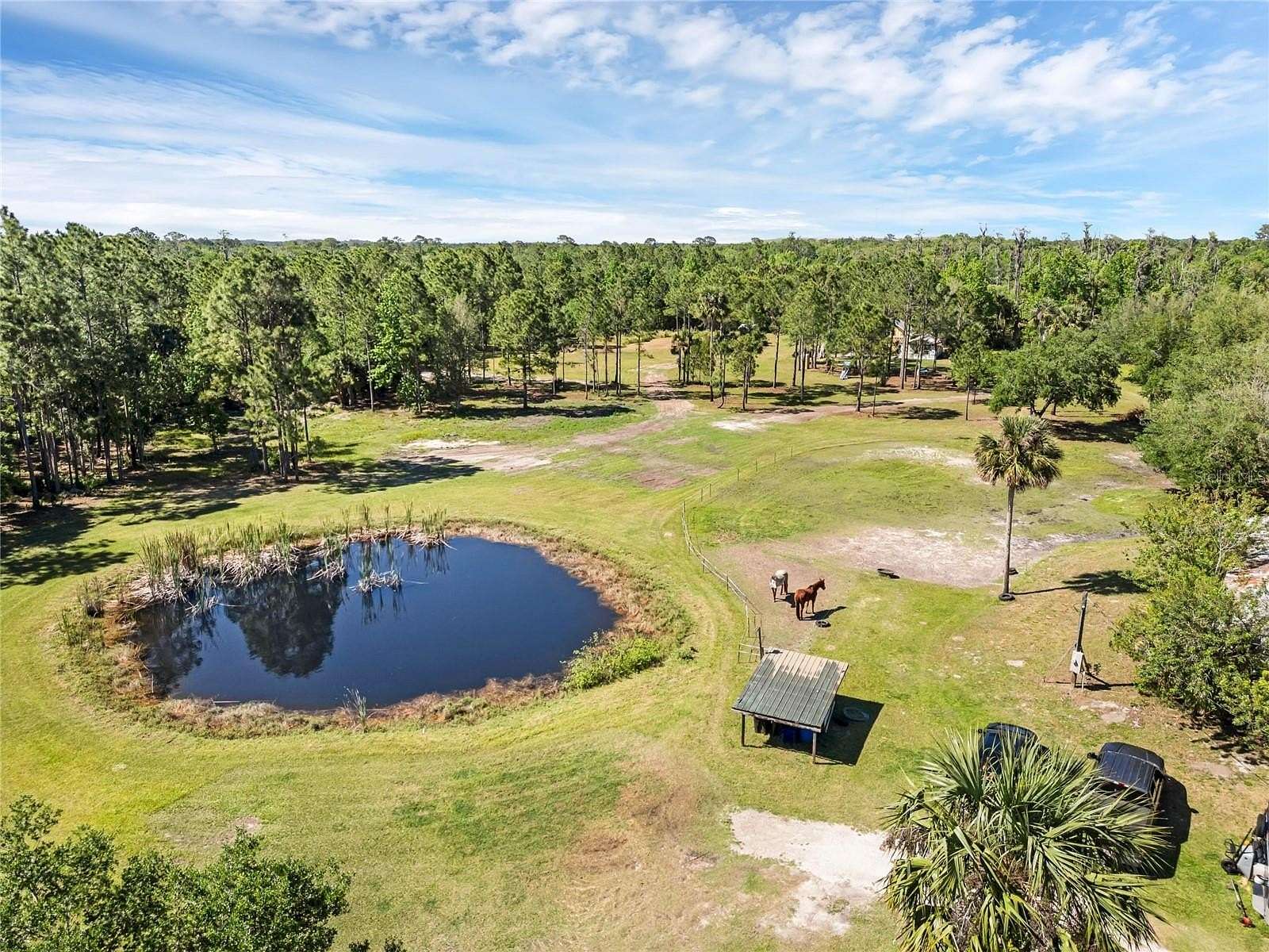 5 Acres of Land with Home for Sale in Geneva, Florida