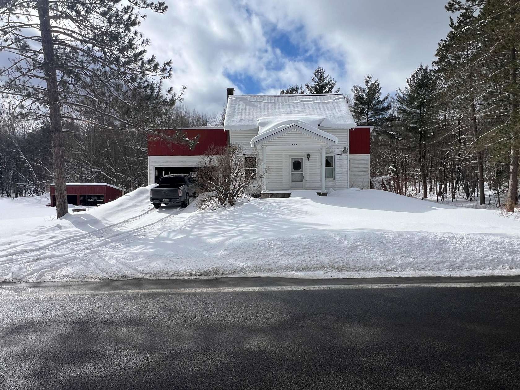 16.5 Acres of Recreational Land with Home for Sale in St. Regis Falls, New York