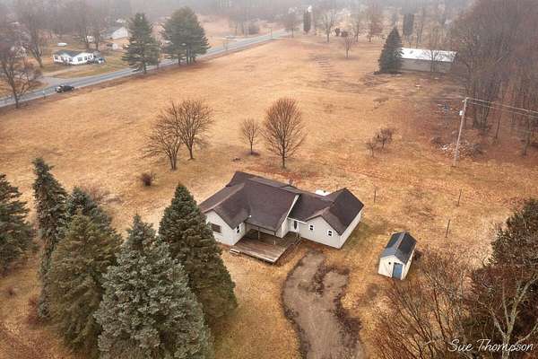 10 Acres of Land with Home for Sale in Coral, Michigan