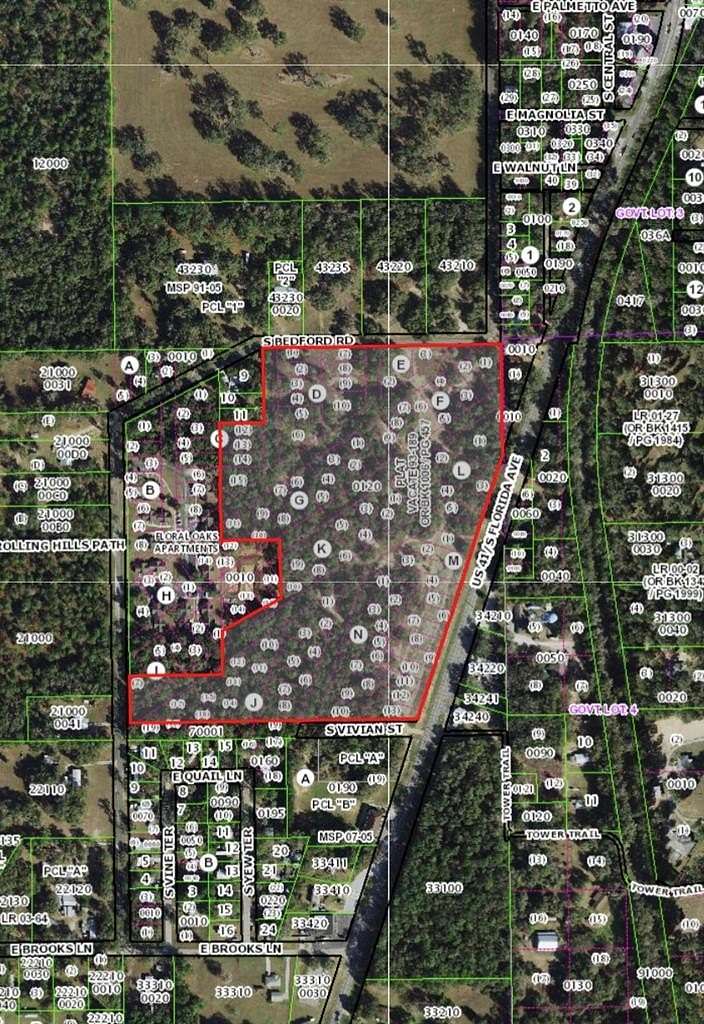 24 Acres of Recreational & Residential Land for Sale in Floral City, Florida