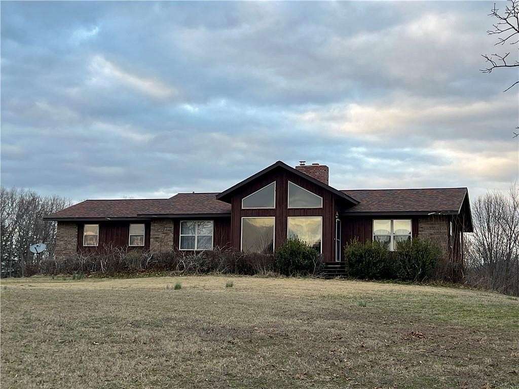 80 Acres of Recreational Land with Home for Sale in Alpena, Arkansas