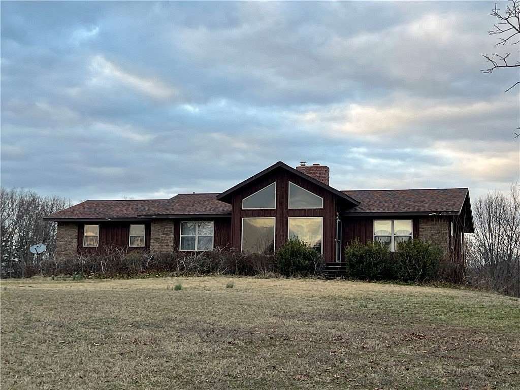 80 Acres of Recreational Land with Home for Sale in Alpena, Arkansas