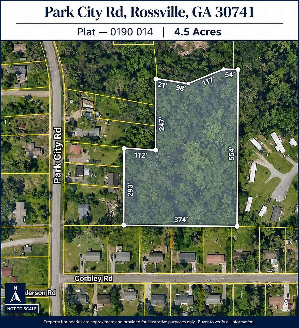 6.7 Acres of Residential Land for Sale in Rossville, Georgia