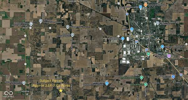 7.68 Acres of Mixed-Use Land for Sale in Jamestown, Indiana