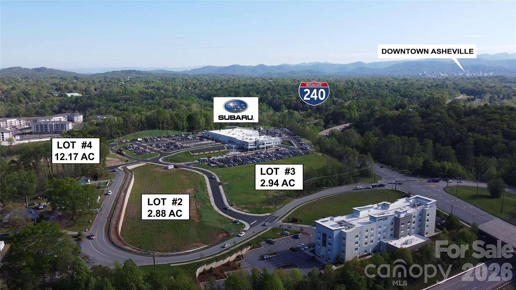 12.2 Acres of Mixed-Use Land for Sale in Asheville, North Carolina