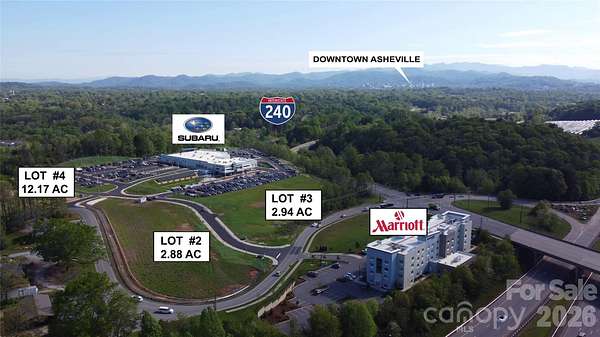 12.2 Acres of Mixed-Use Land for Sale in Asheville, North Carolina