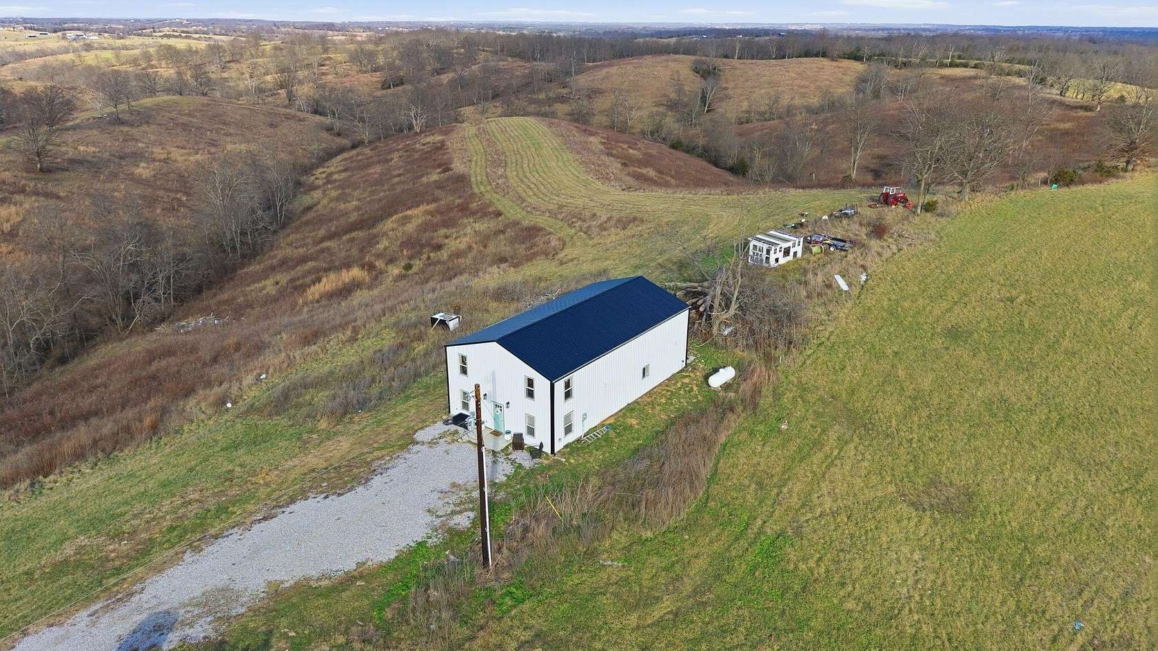 48 Acres of Land with Home for Sale in Cynthiana, Kentucky