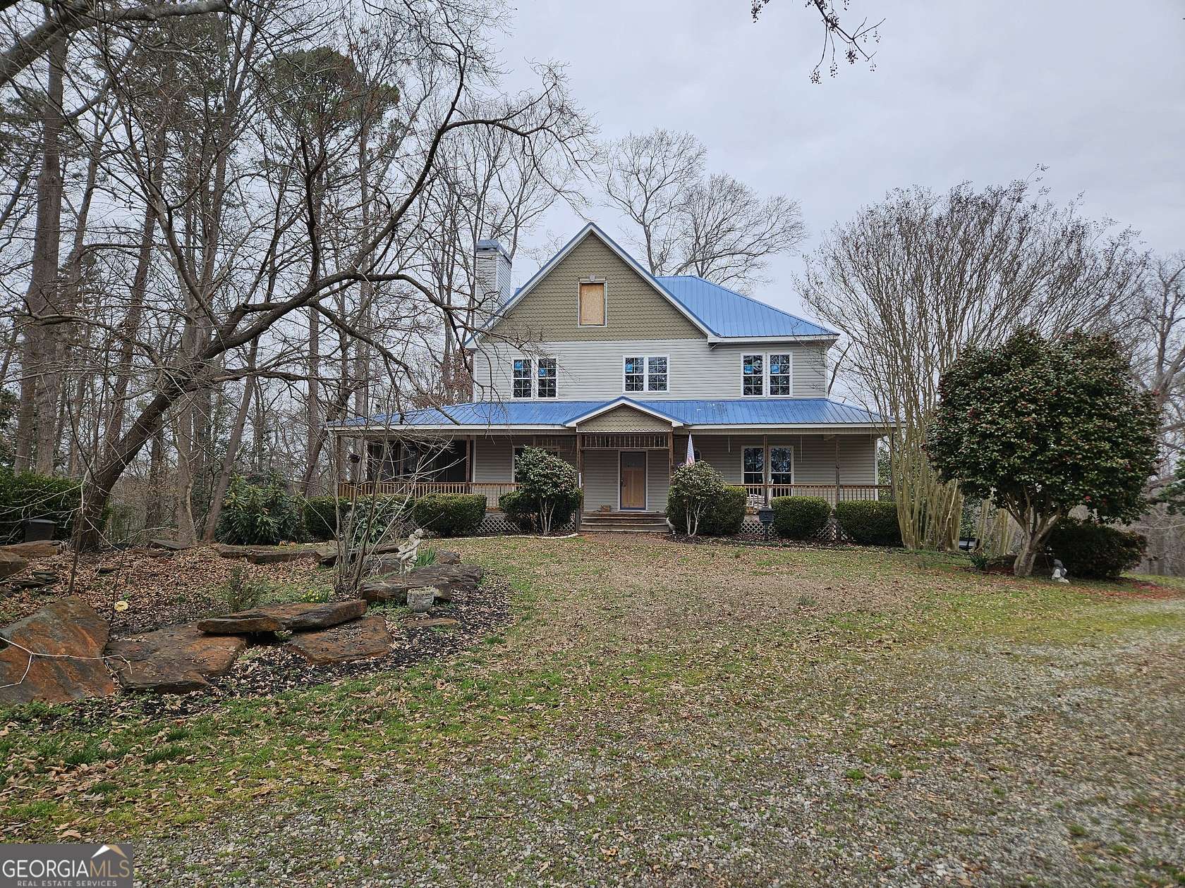 5.59 Acres of Land with Home for Sale in Jefferson, Georgia