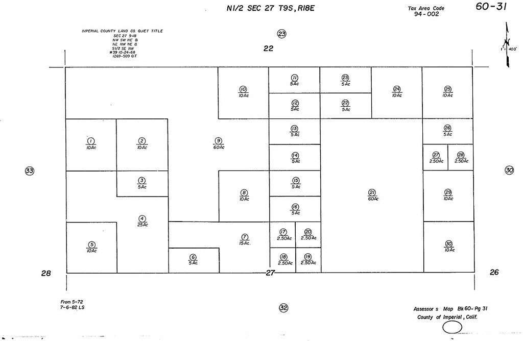 2.5 Acres of Land for Sale in Palo Verde, California