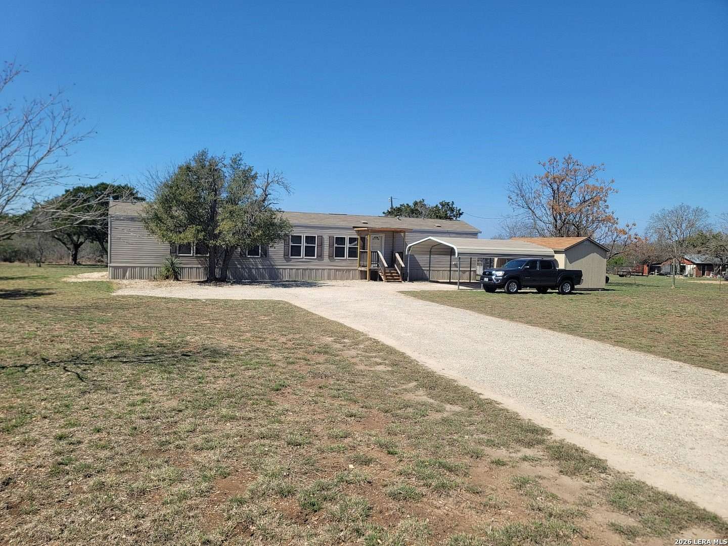 2 Acres of Land with Home for Lease in Comfort, Texas