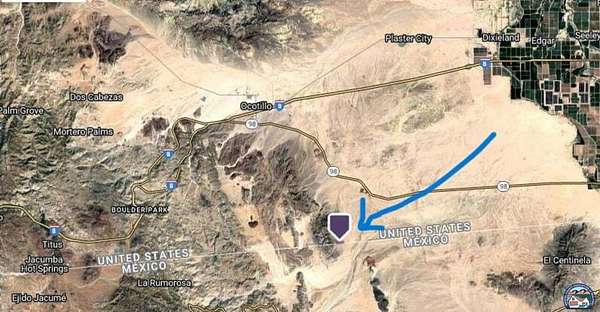 22.7 Acres of Recreational Land for Sale in Ocotillo, California