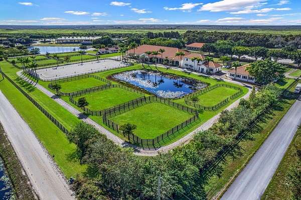 20.7 Acres of Agricultural Land with Home for Sale in Wellington, Florida