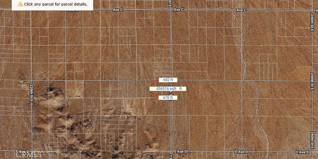 10.5 Acres of Land for Sale in Hi Vista, California