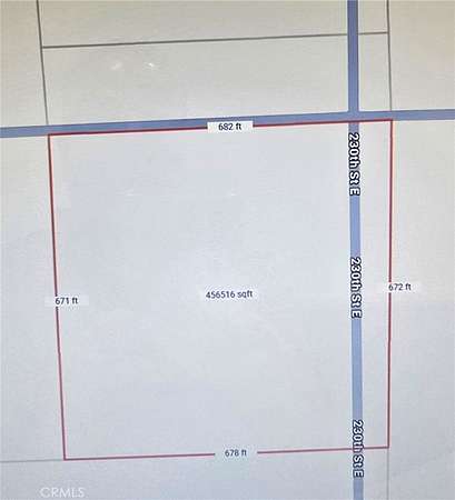 10.5 Acres of Land for Sale in Hi Vista, California