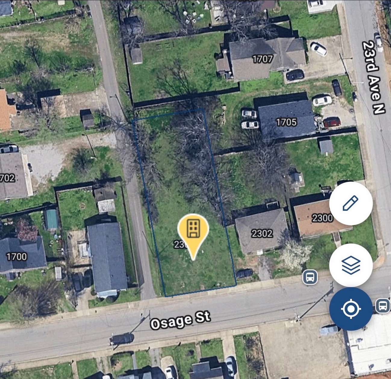 0.23 Acres of Residential Land for Sale in Nashville, Tennessee