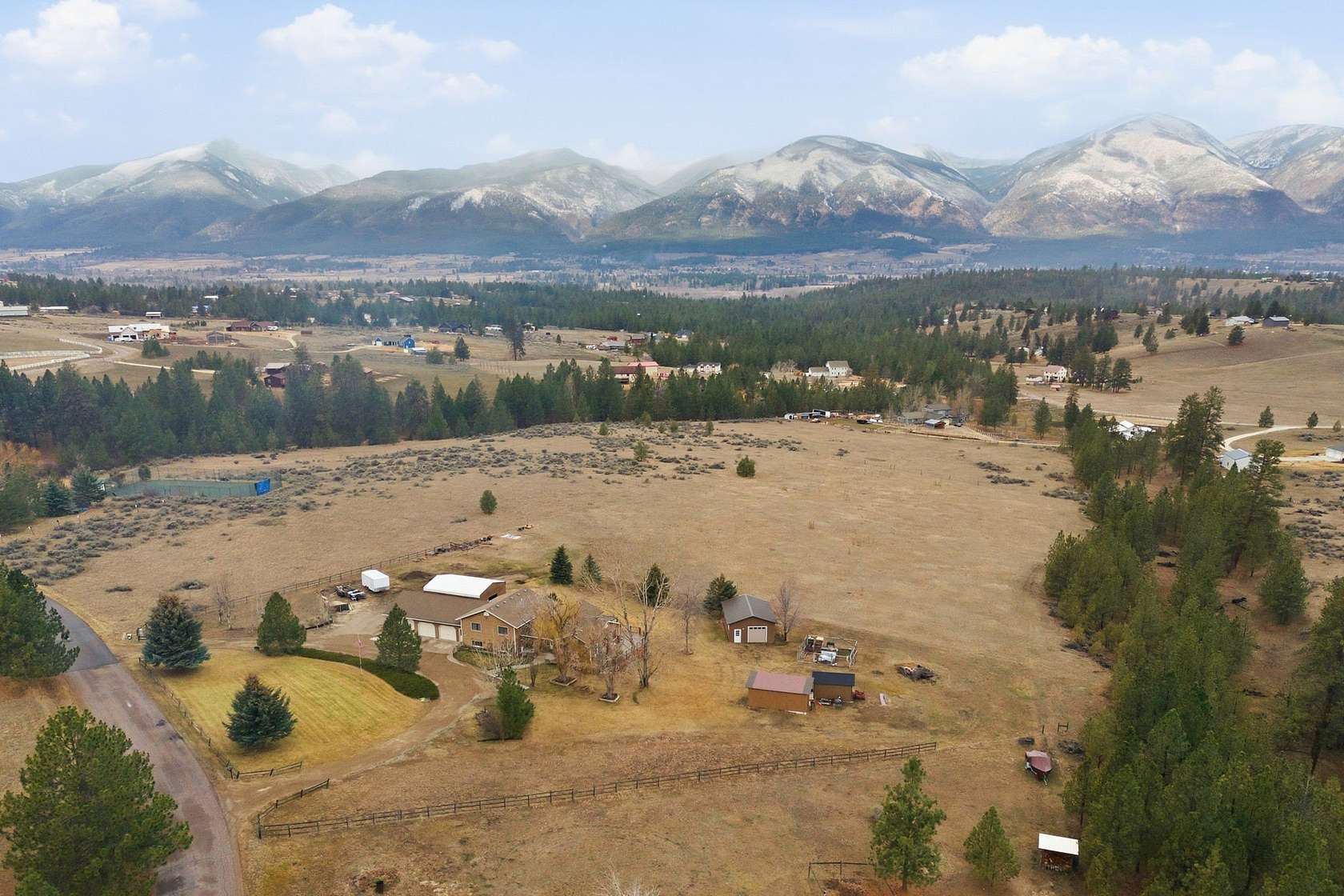 7.62 Acres of Land with Home for Sale in Stevensville, Montana