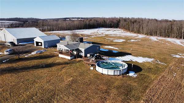 41.2 Acres of Agricultural Land with Home for Sale in Owego, New York