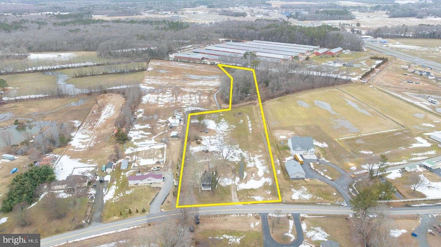 4.37 Acres of Land with Home for Sale in Dagsboro, Delaware