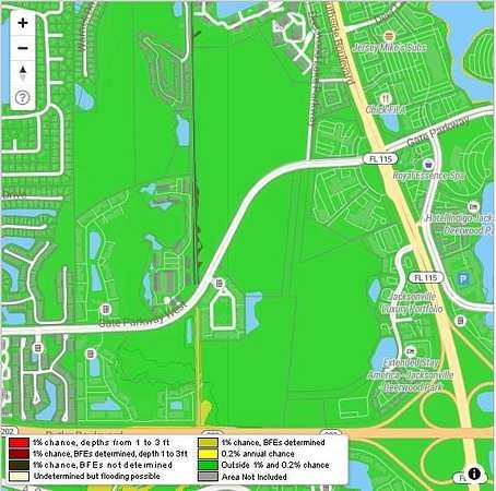 92 Acres of Land for Sale in Jacksonville, Florida