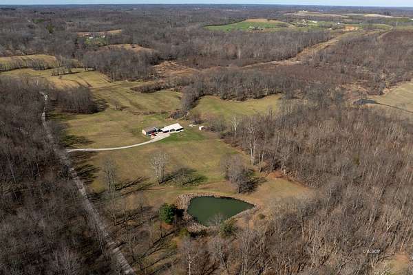 34 Acres of Recreational Land with Home for Sale in Oak Hill, Ohio