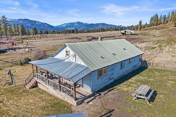 93 Acres of Land with Home for Sale in Inchelium, Washington