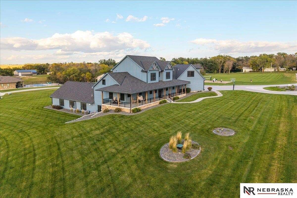 5 Acres of Land with Home for Sale in Springfield, Nebraska