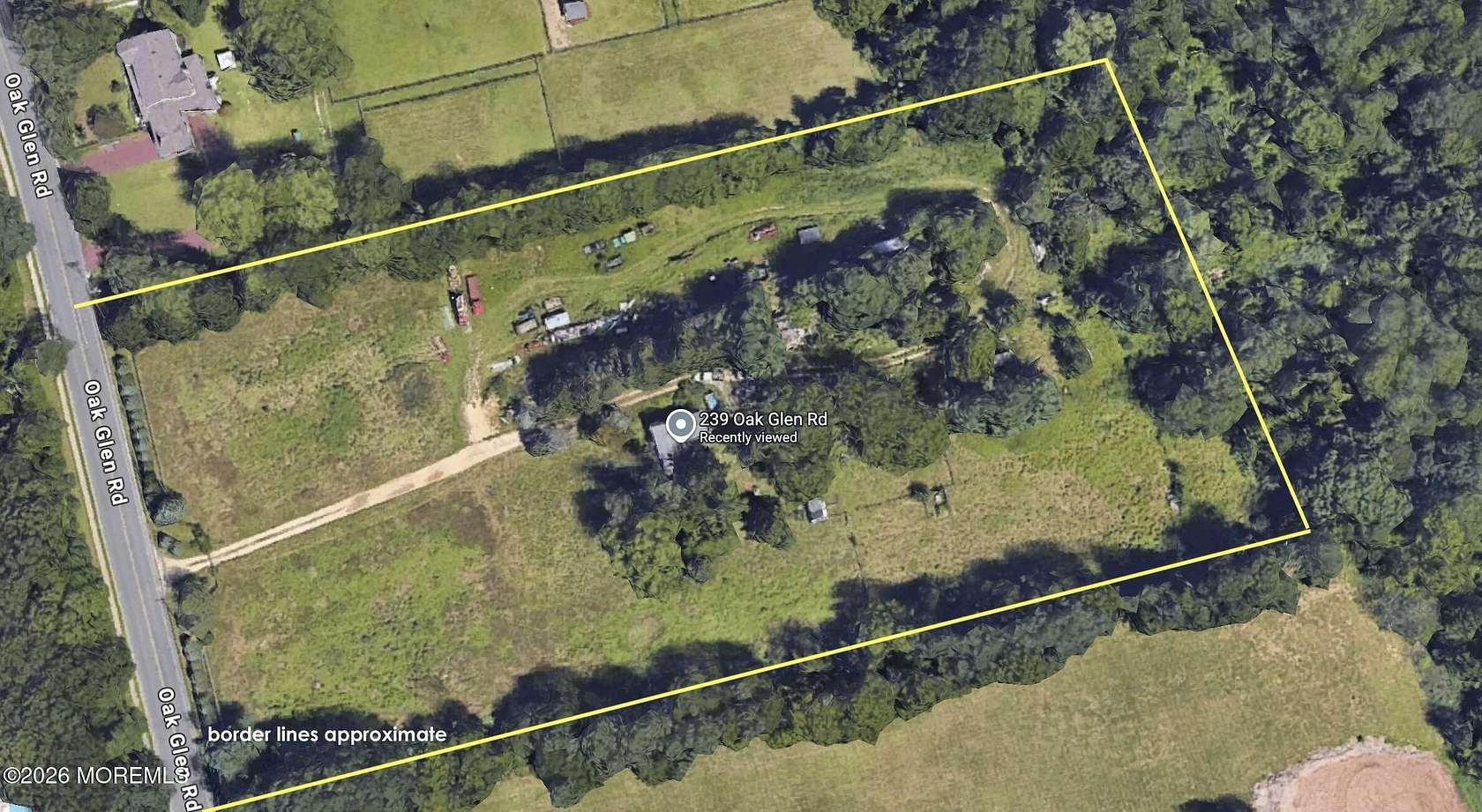 7.4 Acres of Land with Home for Sale in Howell, New Jersey