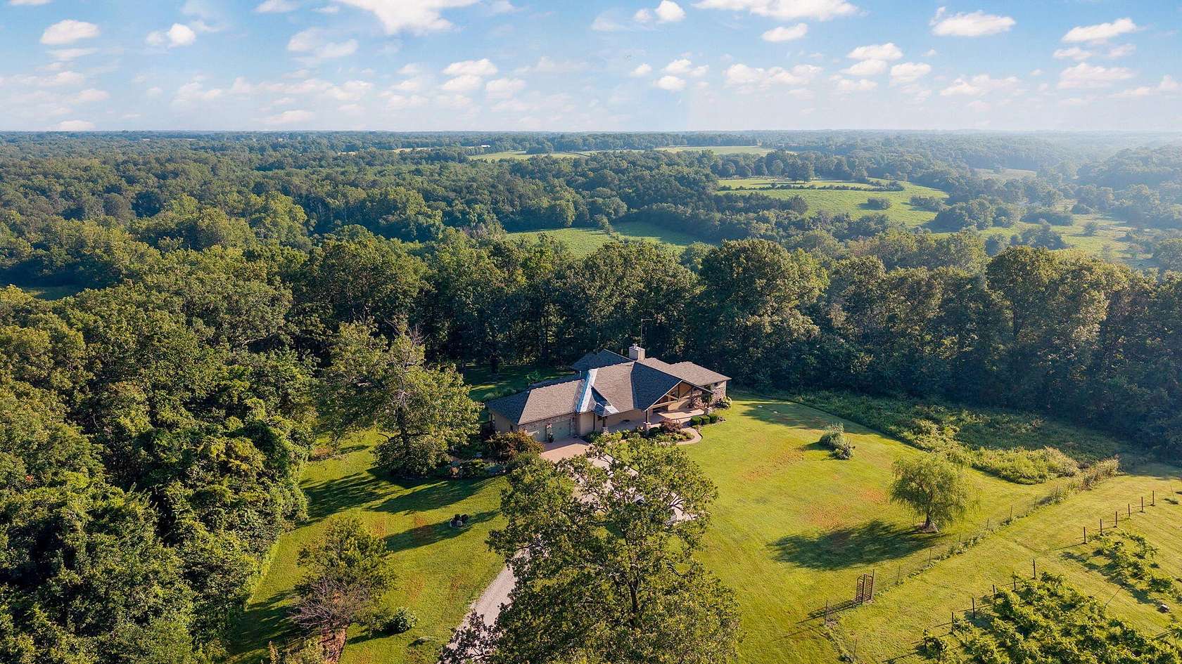 10 Acres of Land with Home for Sale in Springfield, Missouri