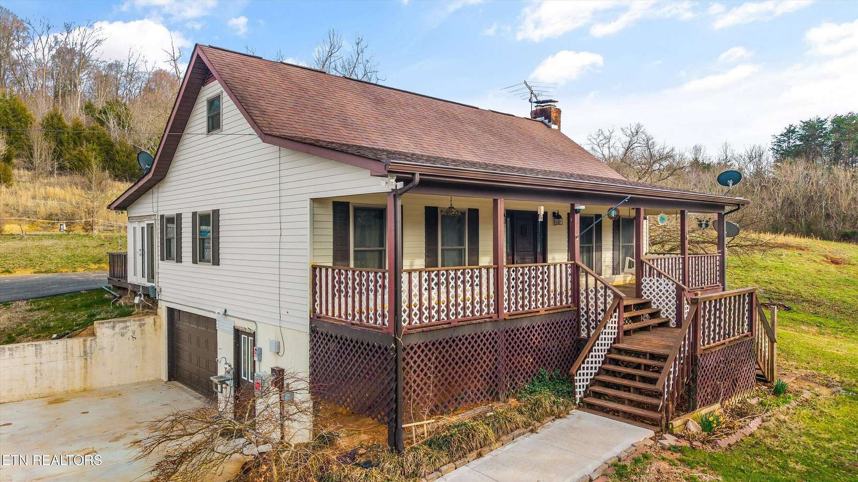 10.2 Acres of Land with Home for Sale in Sweetwater, Tennessee