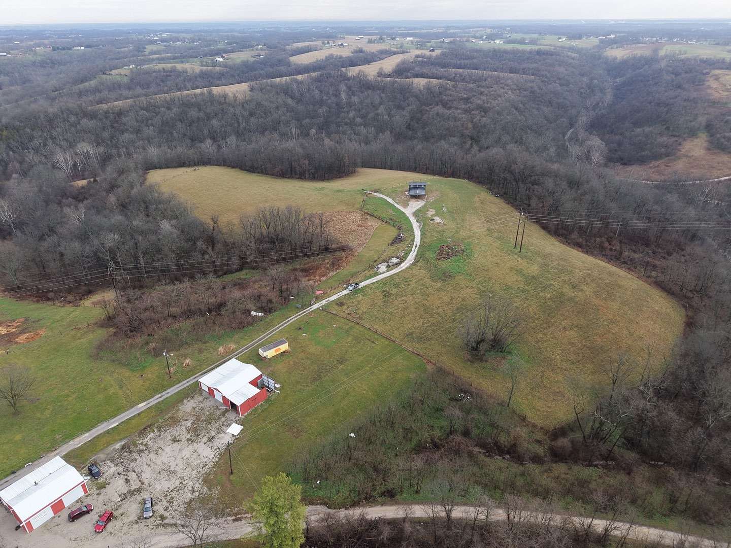 76 Acres of Land with Home for Sale in Dover, Kentucky