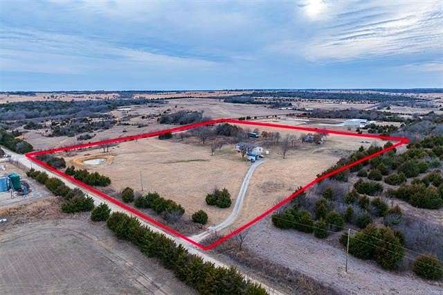 10 Acres of Land with Home for Sale in Maramec, Oklahoma