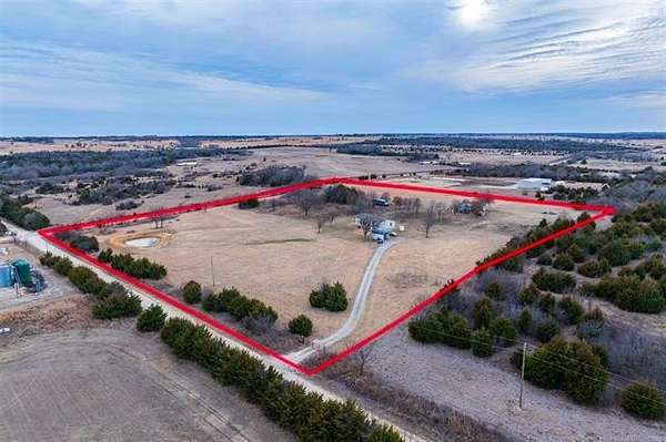 10 Acres of Land with Home for Sale in Maramec, Oklahoma