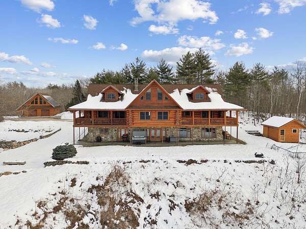 26.1 Acres of Recreational Land with Home for Sale in Lovell, Maine