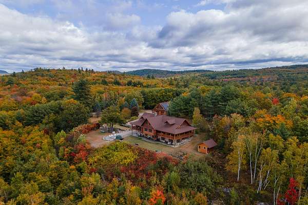 26.1 Acres of Recreational Land with Home for Sale in Lovell, Maine