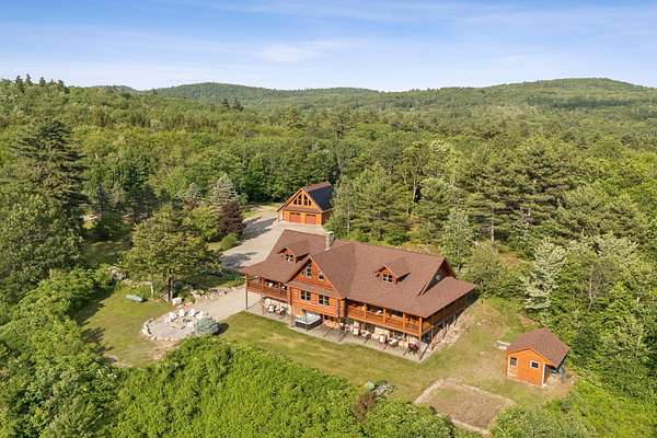 26.1 Acres of Recreational Land with Home for Sale in Lovell, Maine