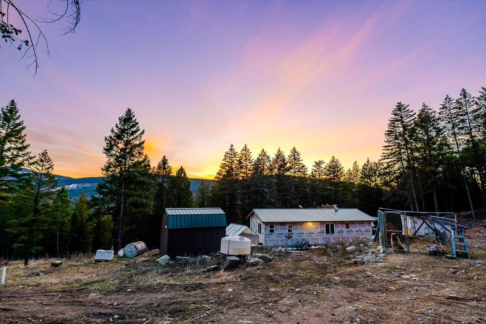 20 Acres of Recreational Land with Home for Sale in Kila, Montana