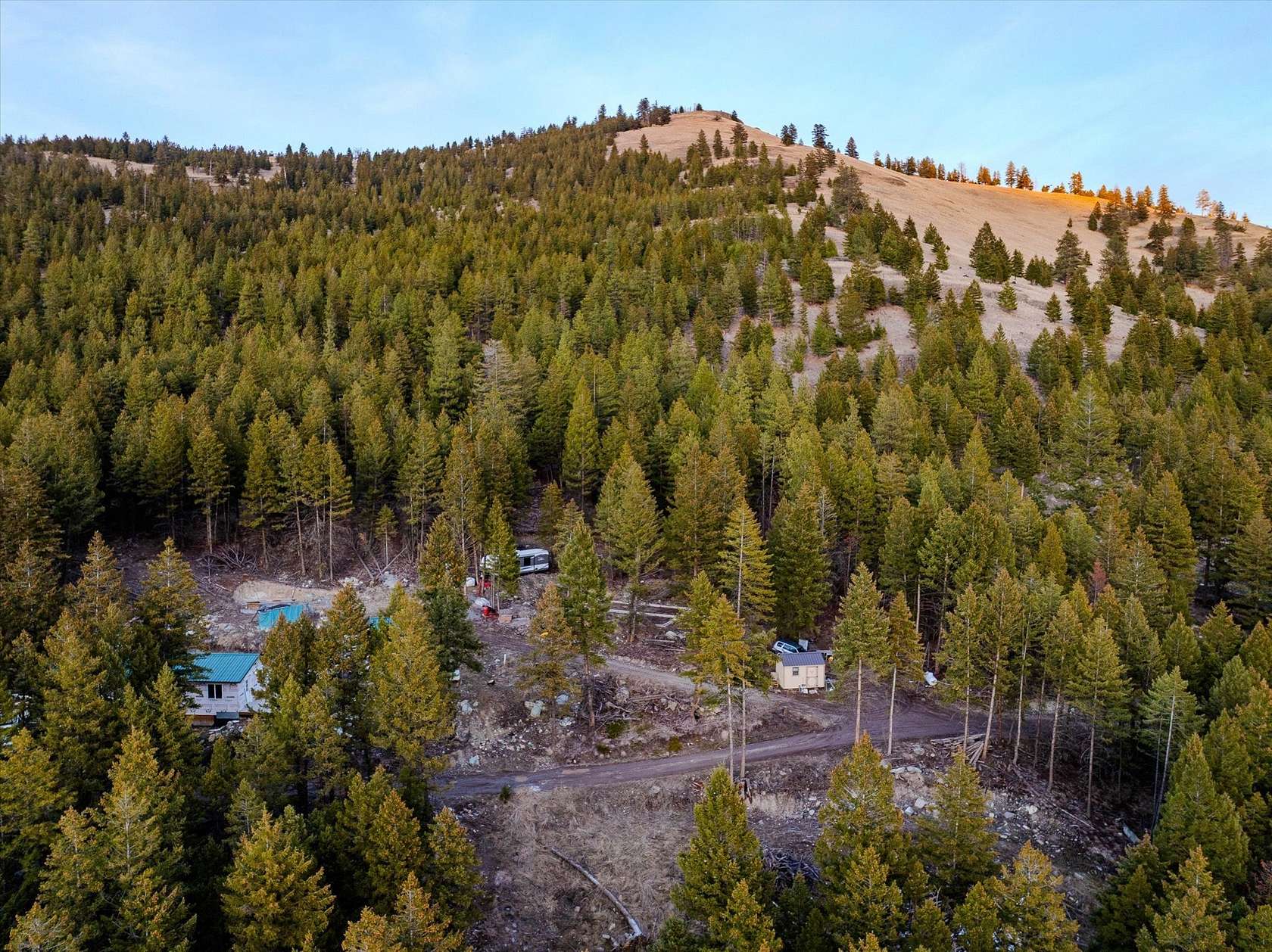 20 Acres of Recreational Land with Home for Sale in Kila, Montana