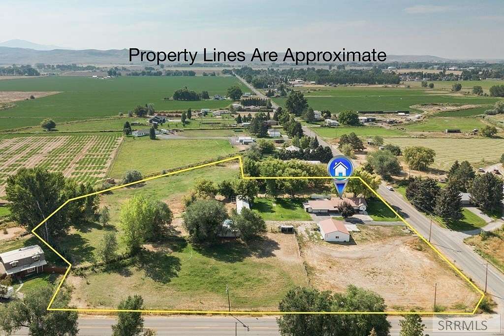4.55 Acres of Land with Home for Sale in Blackfoot, Idaho