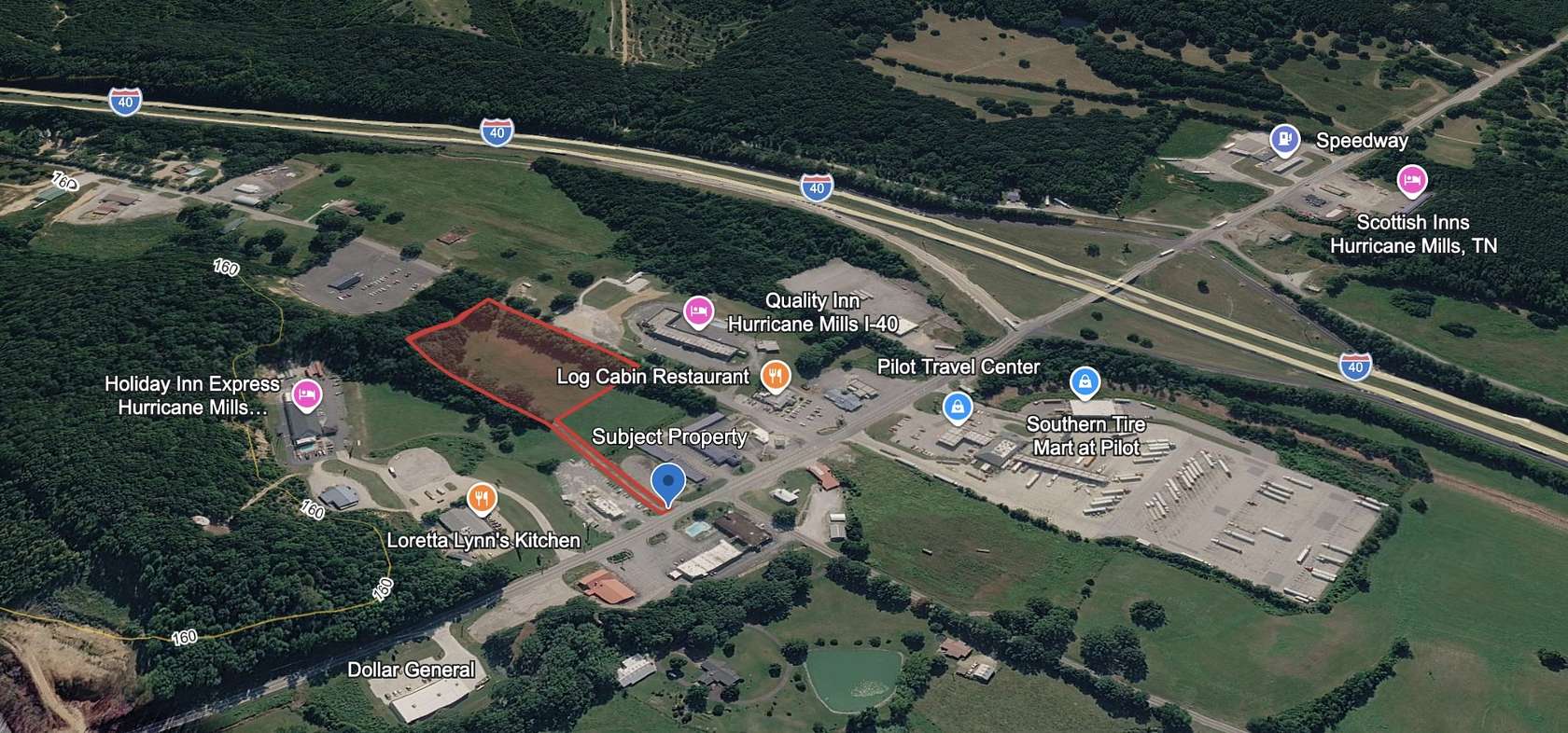 4.14 Acres of Mixed-Use Land for Sale in Hurricane Mills, Tennessee