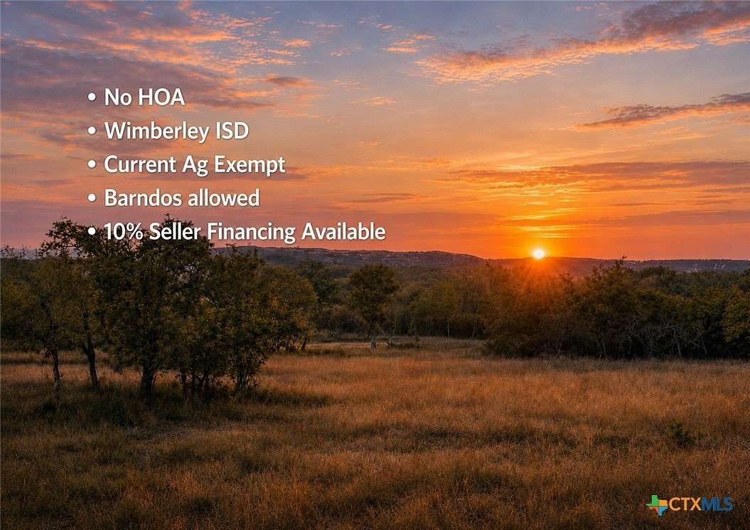10 Acres of Recreational & Residential Land for Sale in Wimberley, Texas