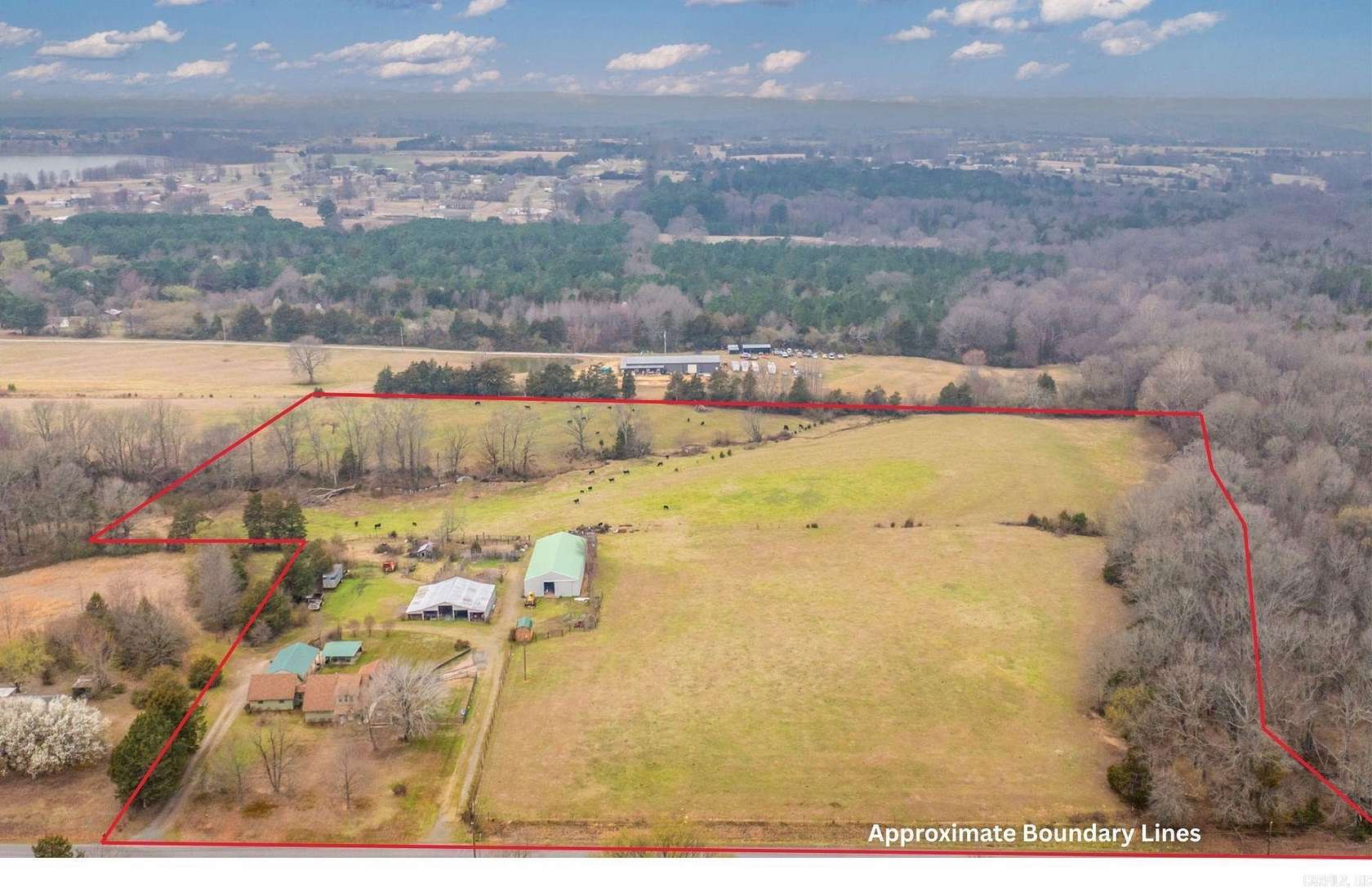 21 Acres of Agricultural Land with Home for Sale in Guy, Arkansas