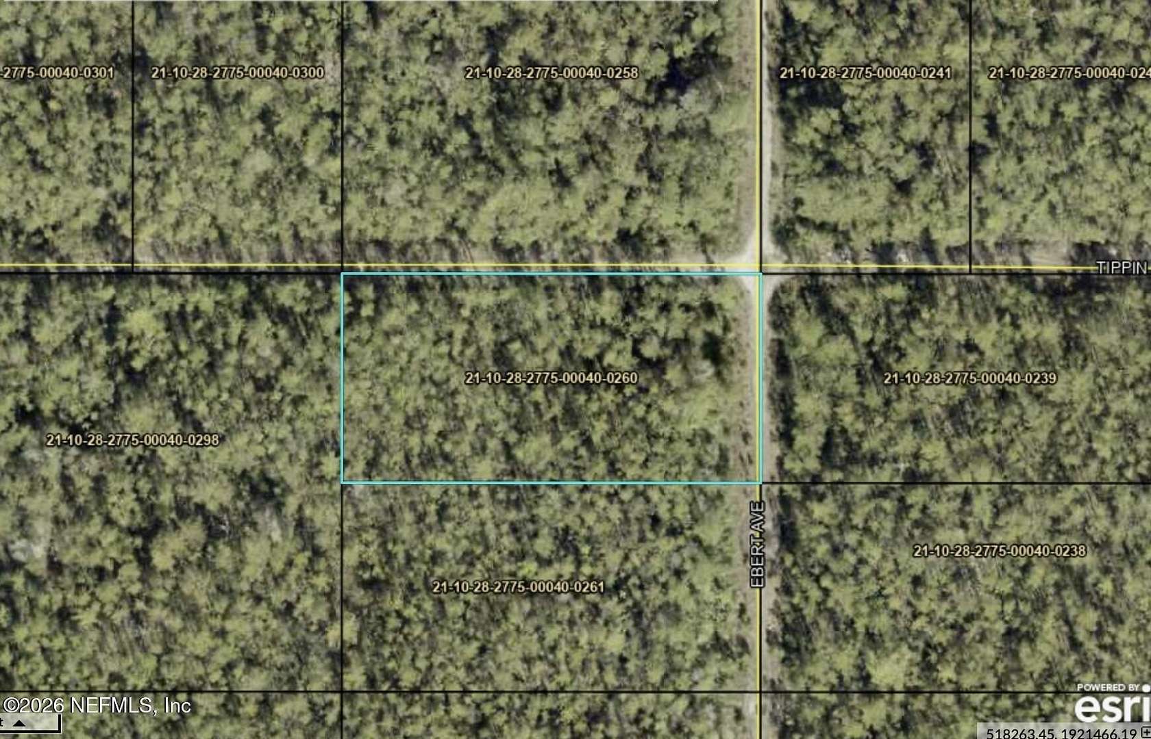 0.93 Acres of Residential Land for Sale in Hastings, Florida